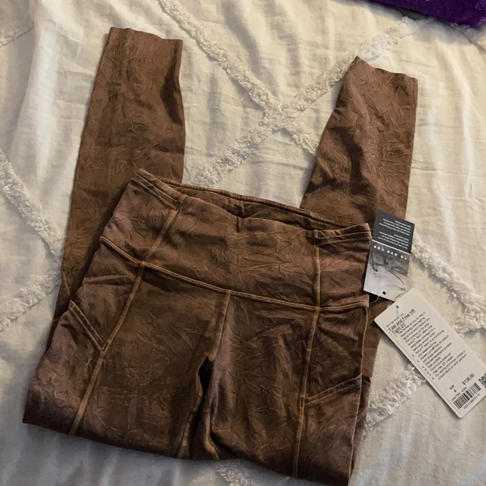 NWT Lululemon Fast and free tight 25”
